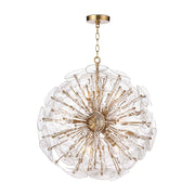 Poppy Glass Chandelier Small (Clear)