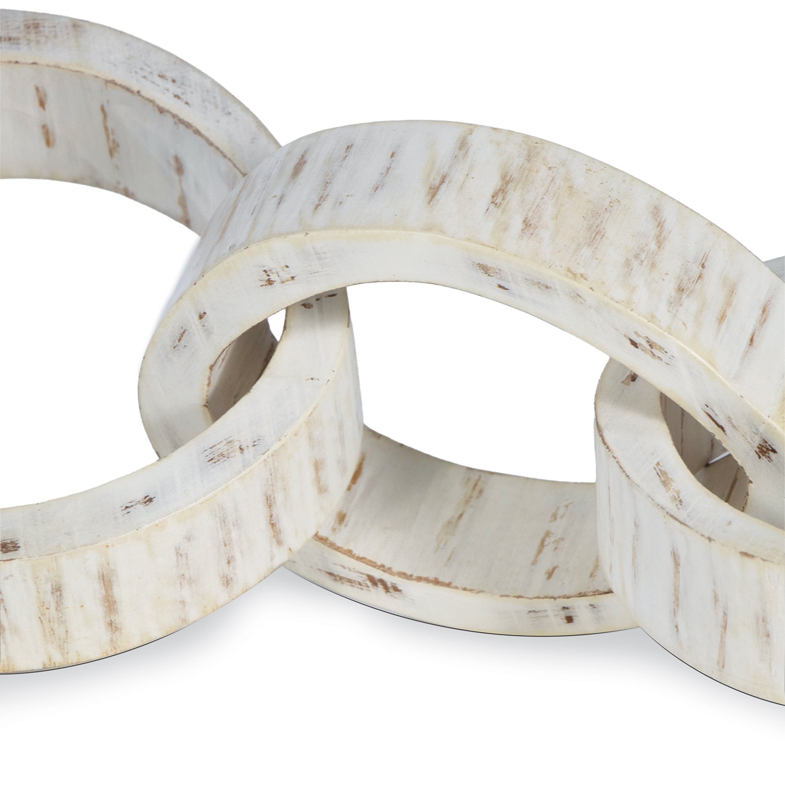 Wooden Links Centerpiece (White)
