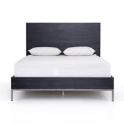 Trey Bed - Black Wash Poplar