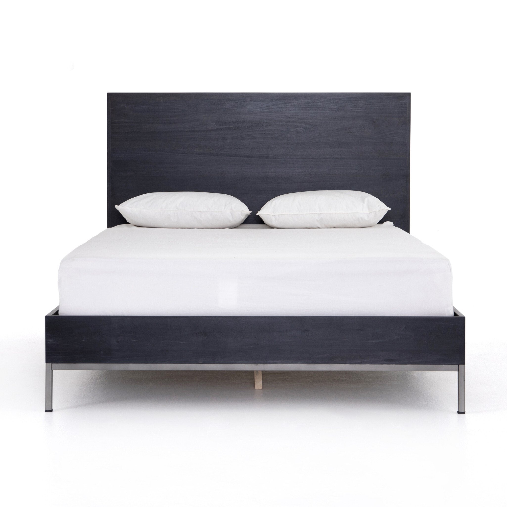 Trey Bed - Black Wash Poplar
