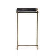 Tig End Table - Dark Petrified Wood