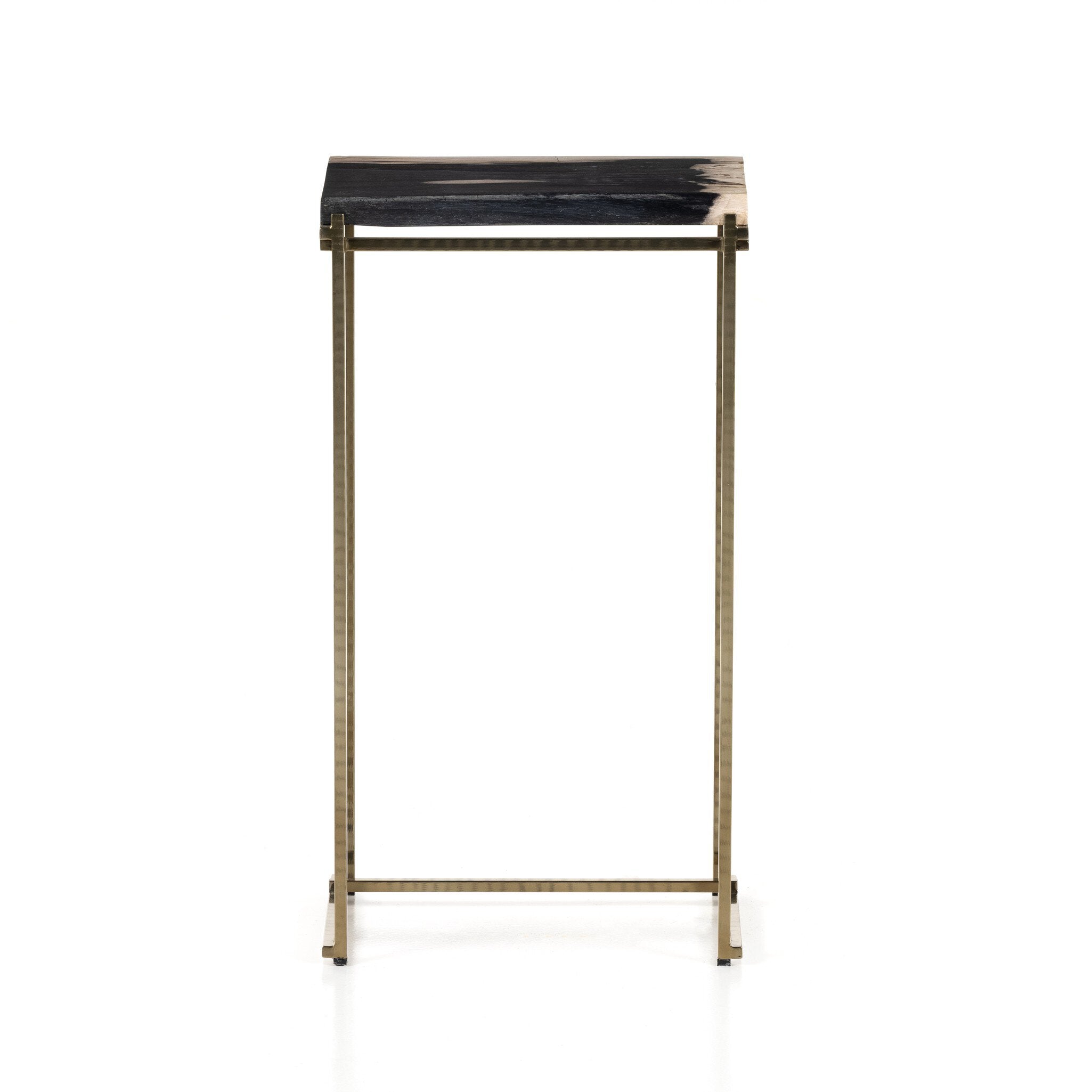 Tig End Table - Dark Petrified Wood