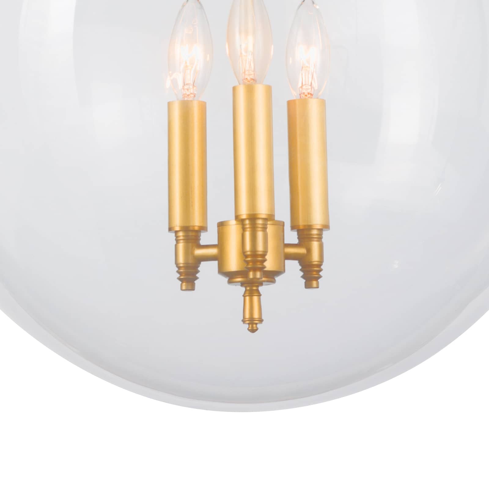 Globe Pendant (Oil Rubbed Bronze and Natural Brass)