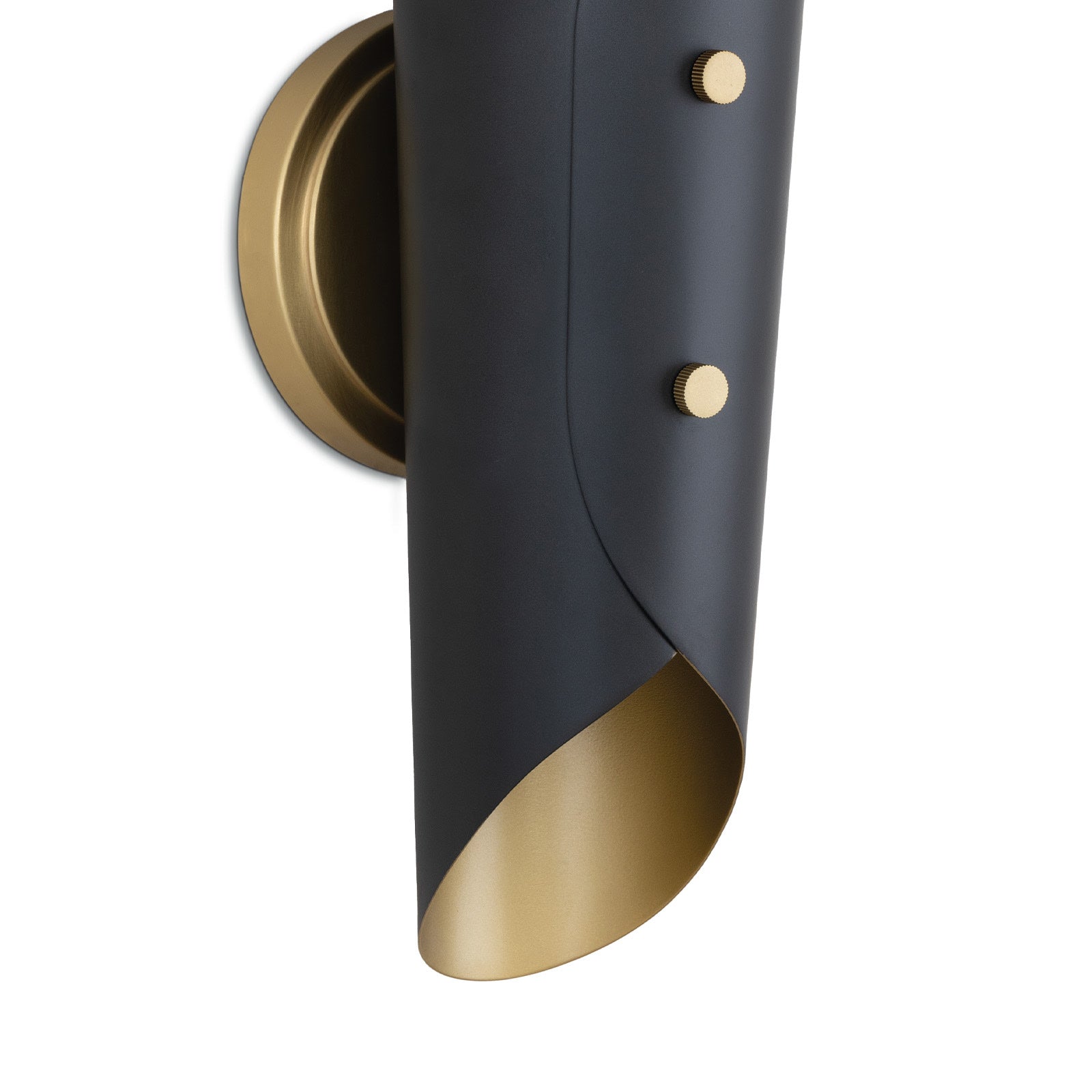 Vest Sconce (Blackened Brass and Natural Brass)