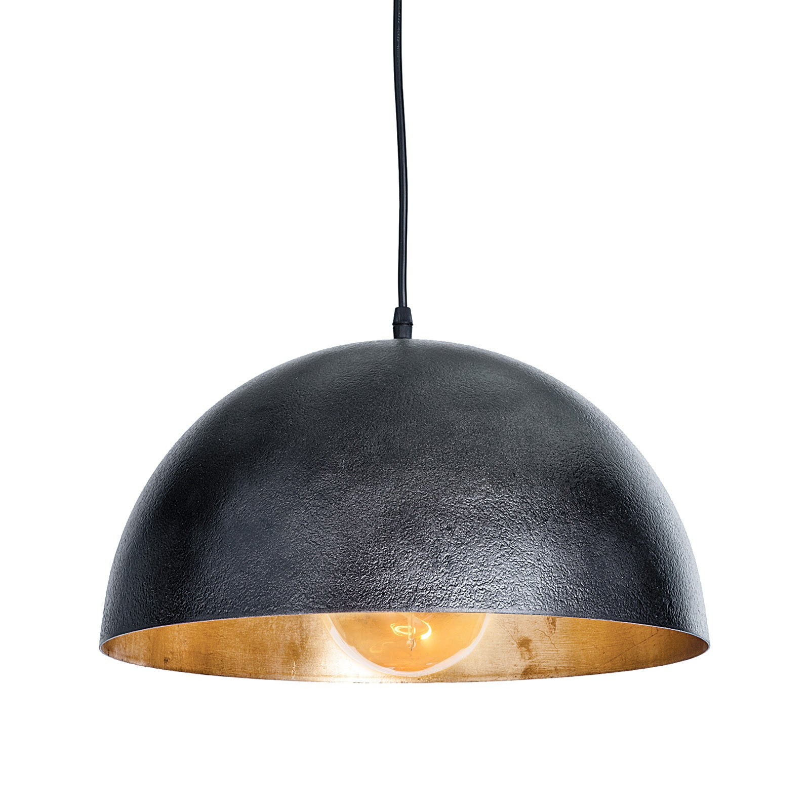Sigmund Pendant Small (Black and Gold)