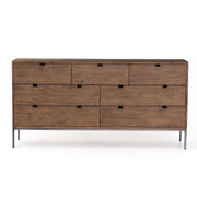 Trey 7 Drawer Dresser - Auburn Poplar