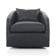Topanga Swivel Chair - Heirloom Black