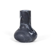 Jasper Marble Vase Large (Black)