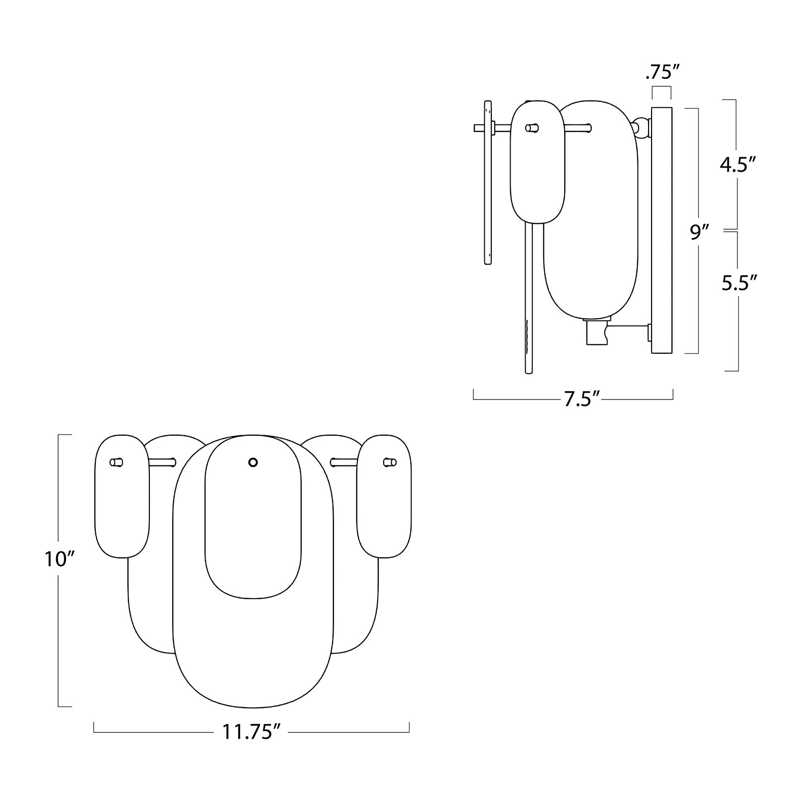 Echo Sconce (Polished Nickel)
