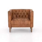 Williams Leather Chair - Natural Washed Camel