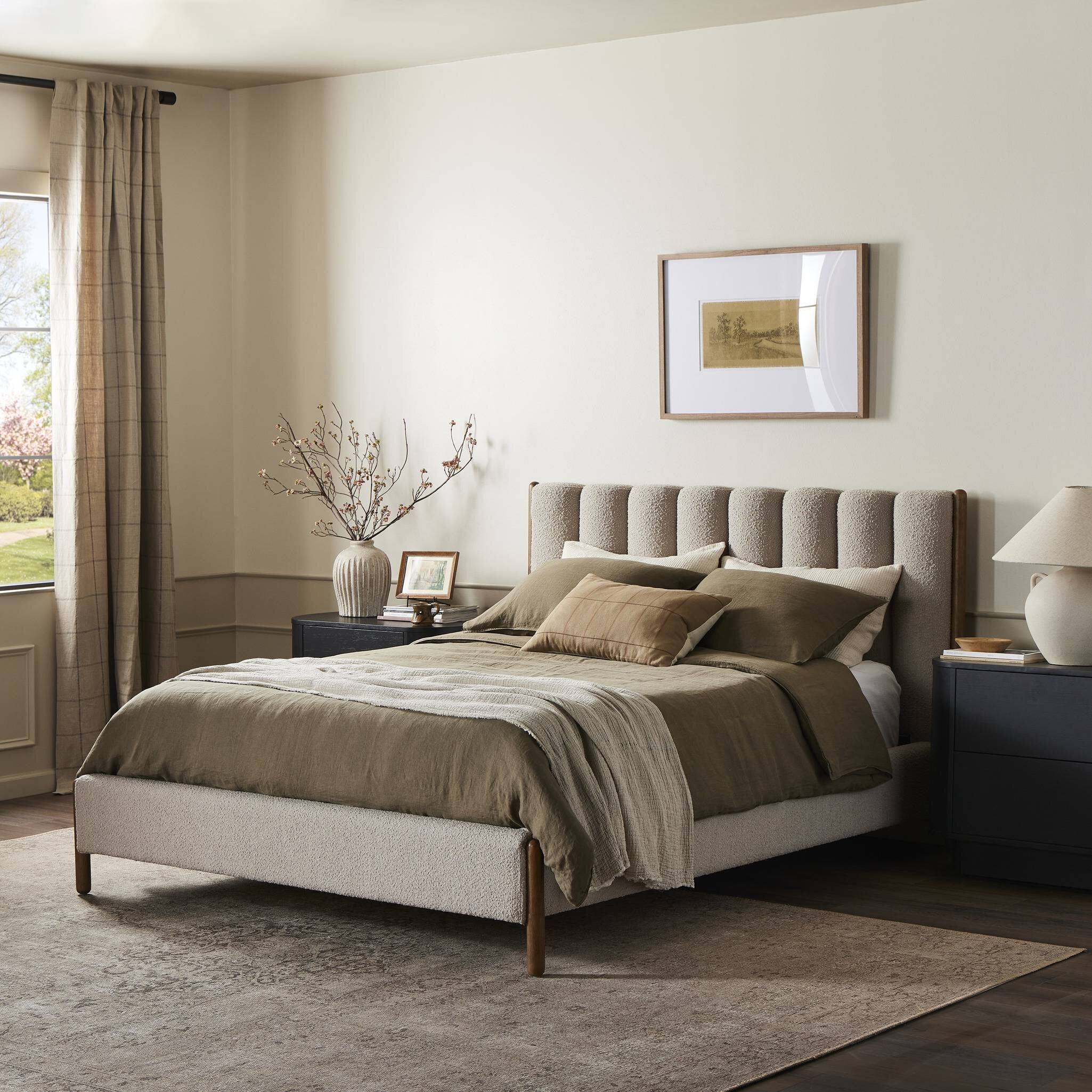 Emma Bed - Knoll Sand