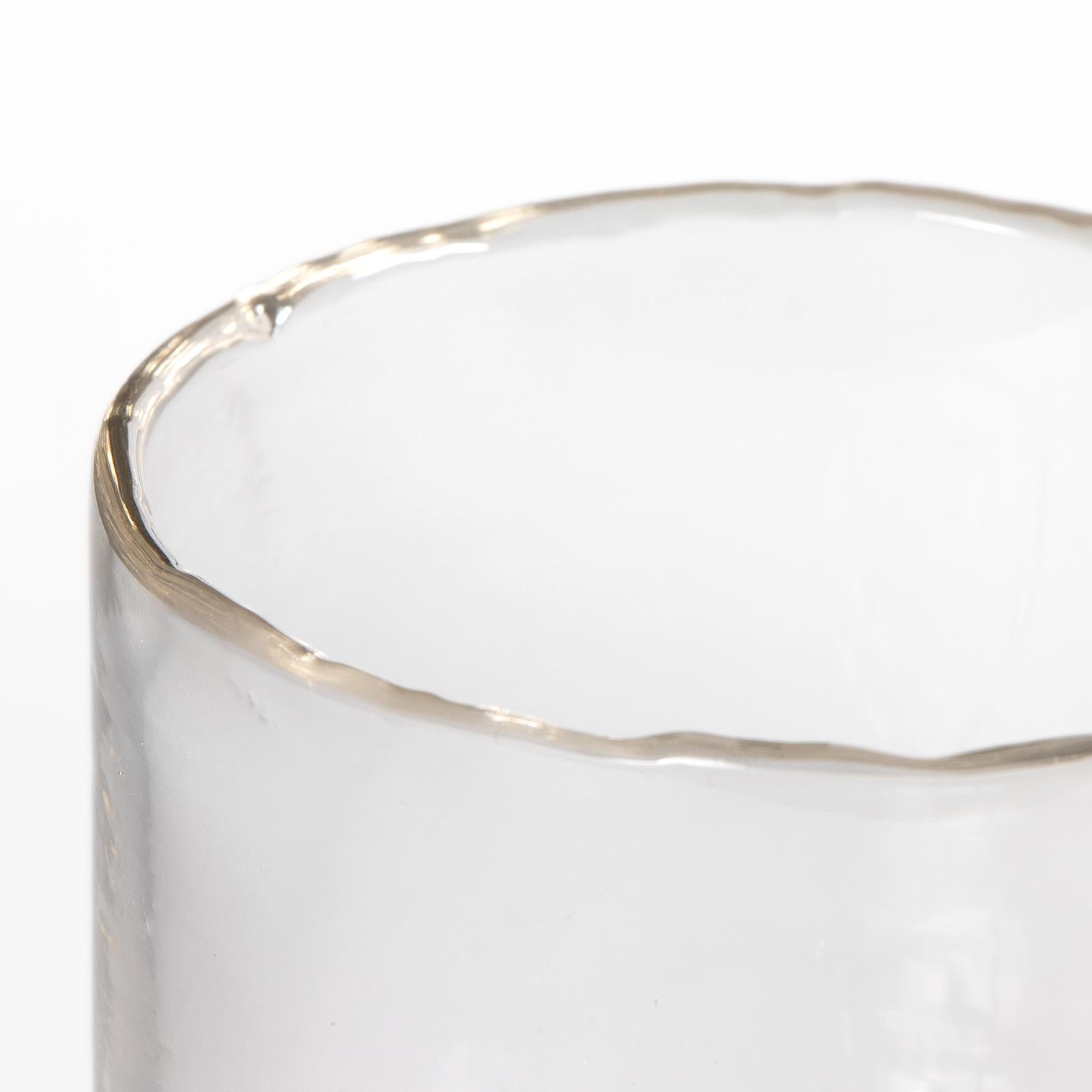 Monogram Glass Votive Large (Clear)
