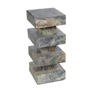 Charli Marble Accent Table (Green)