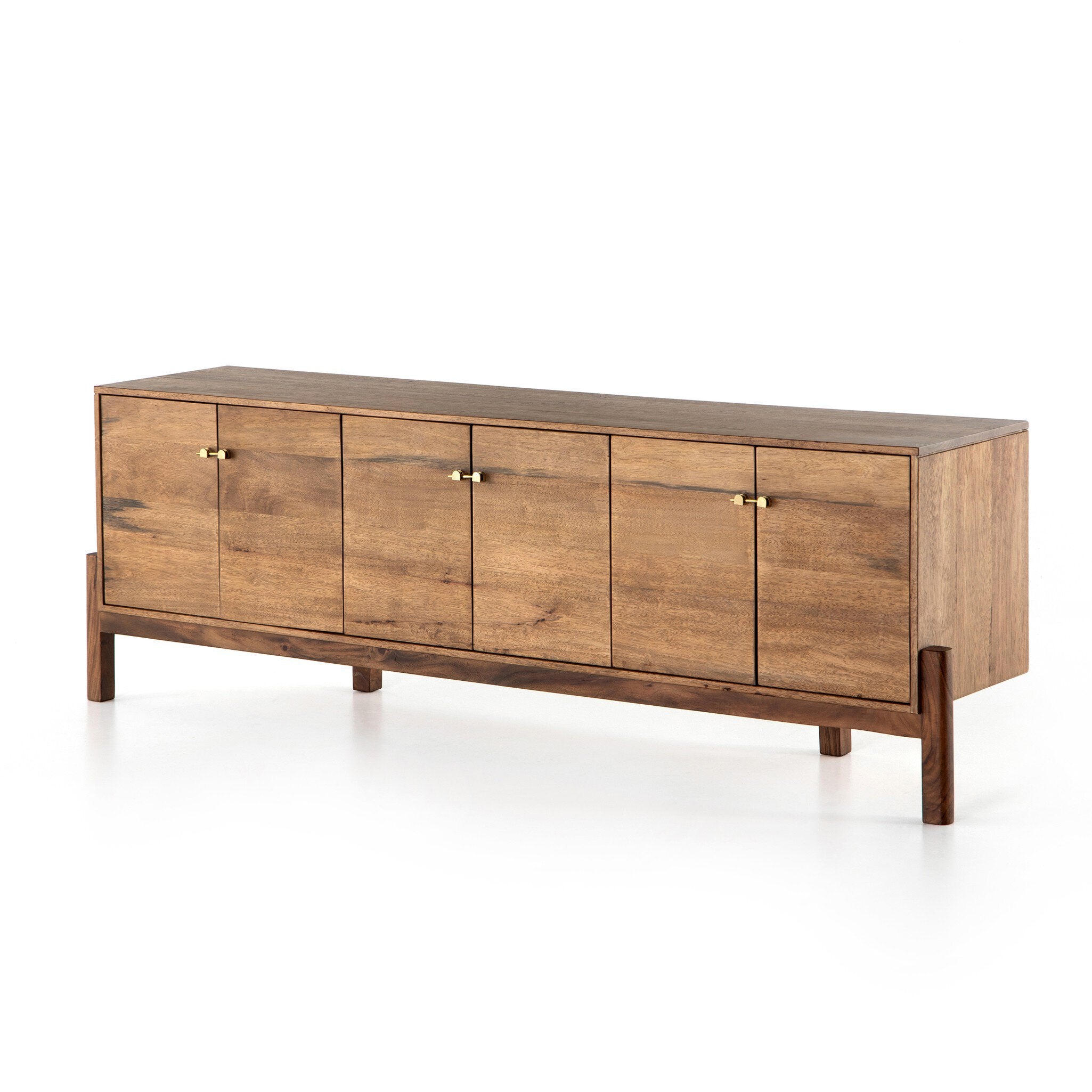 Reza Media Console - Smoked Honey
