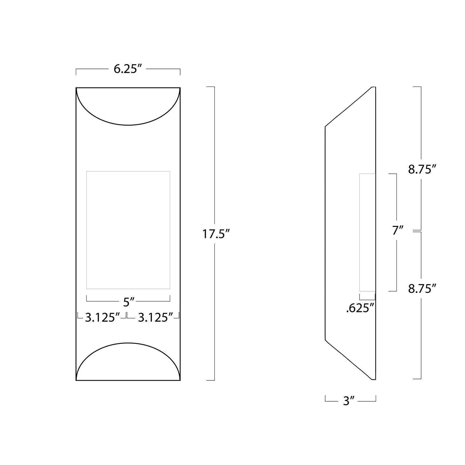 Meyer Metal Sconce (White and Natural Brass)
