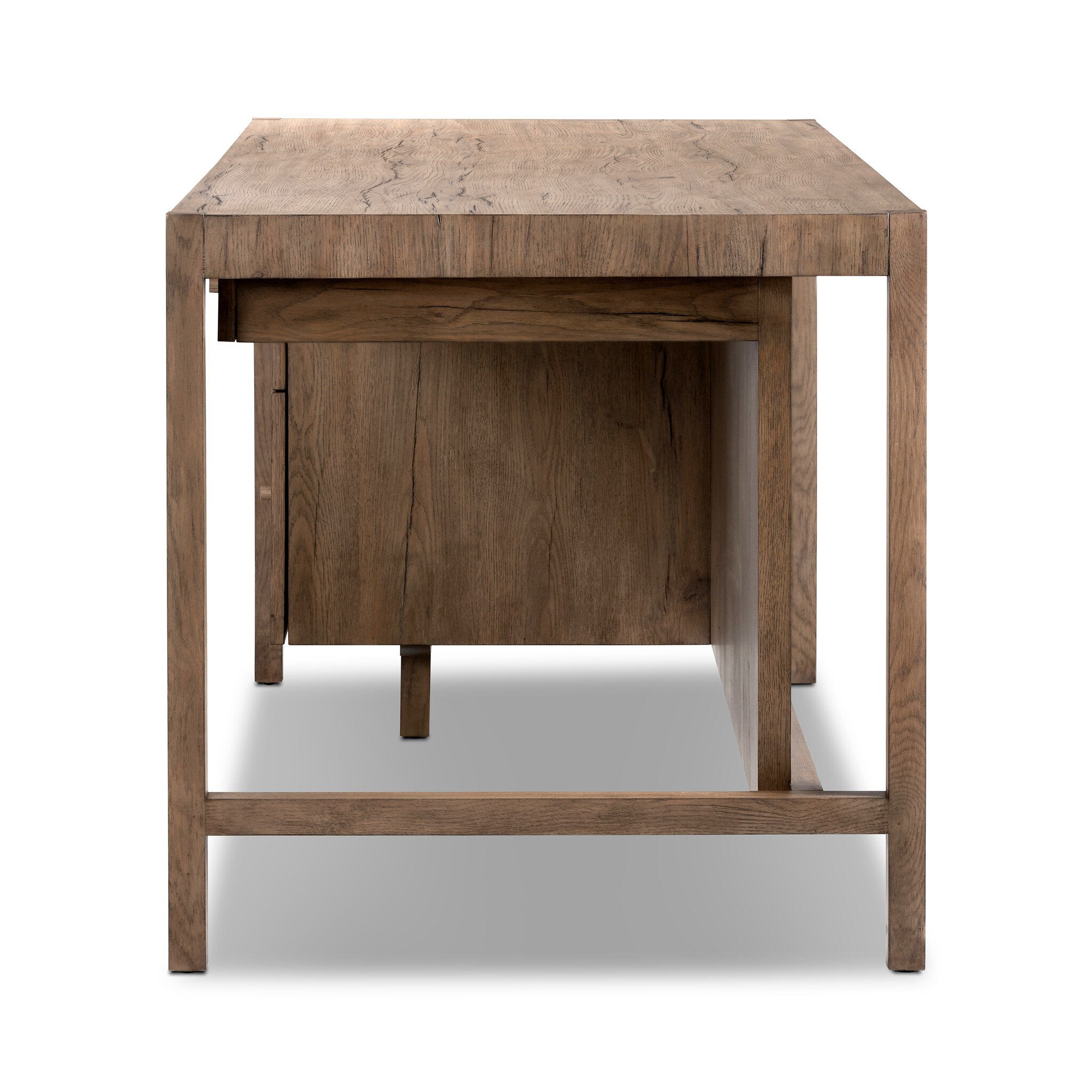 Suspension Desk - Rustic Grey Veneer