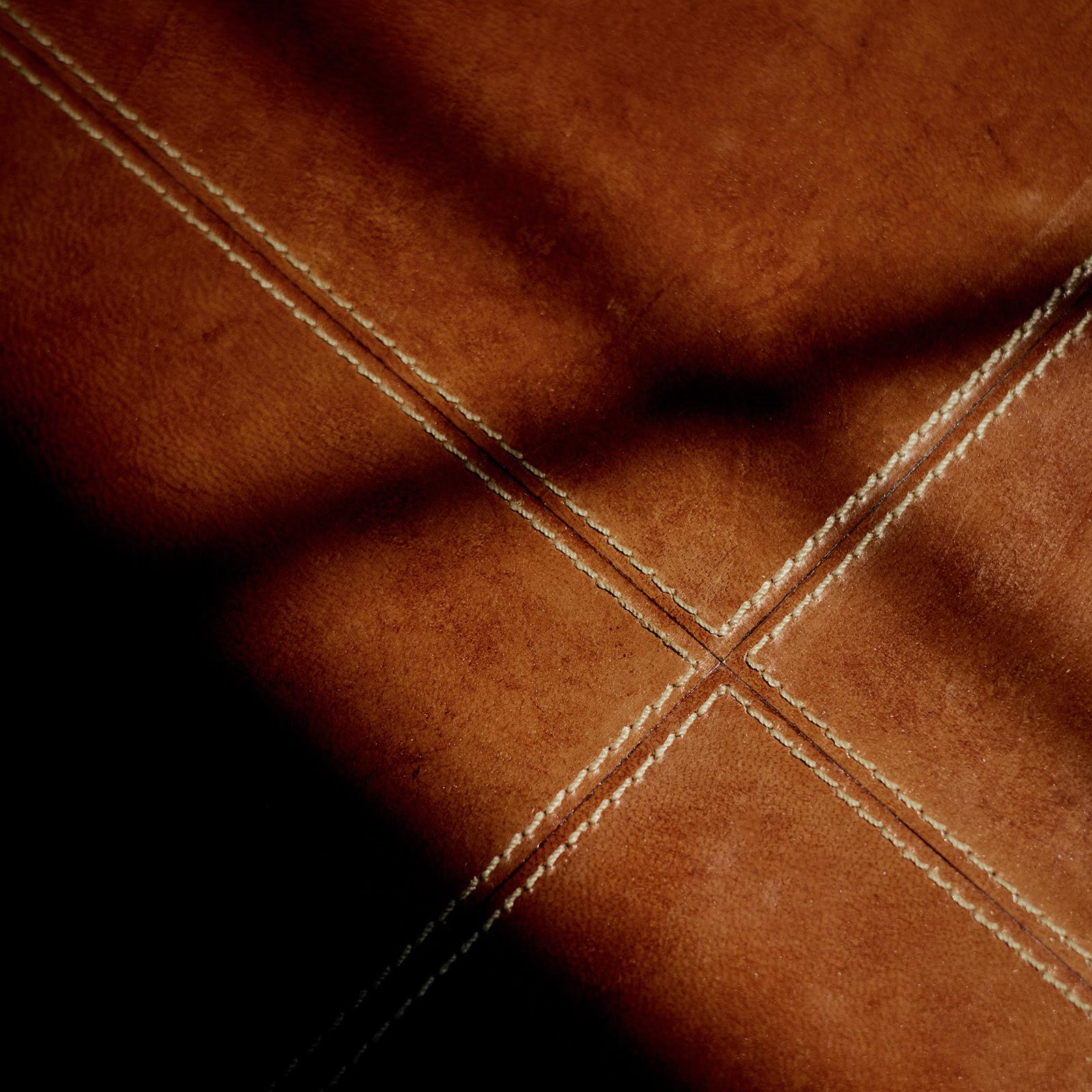 Gabe Leather Accent Table (Cognac)