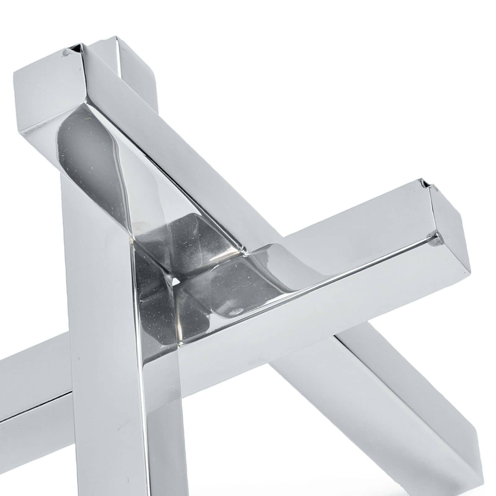 Intersecting Sculpture (Polished Nickel)