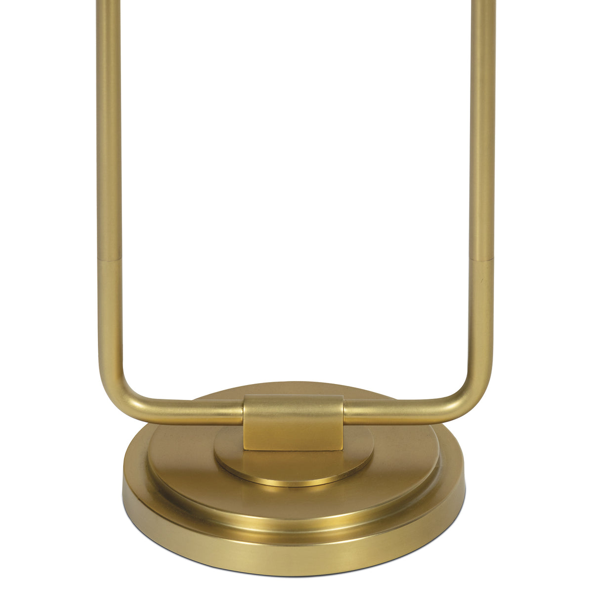 Polly Floor Lamp (Natural Brass with Olive Green Scalloped Shade)