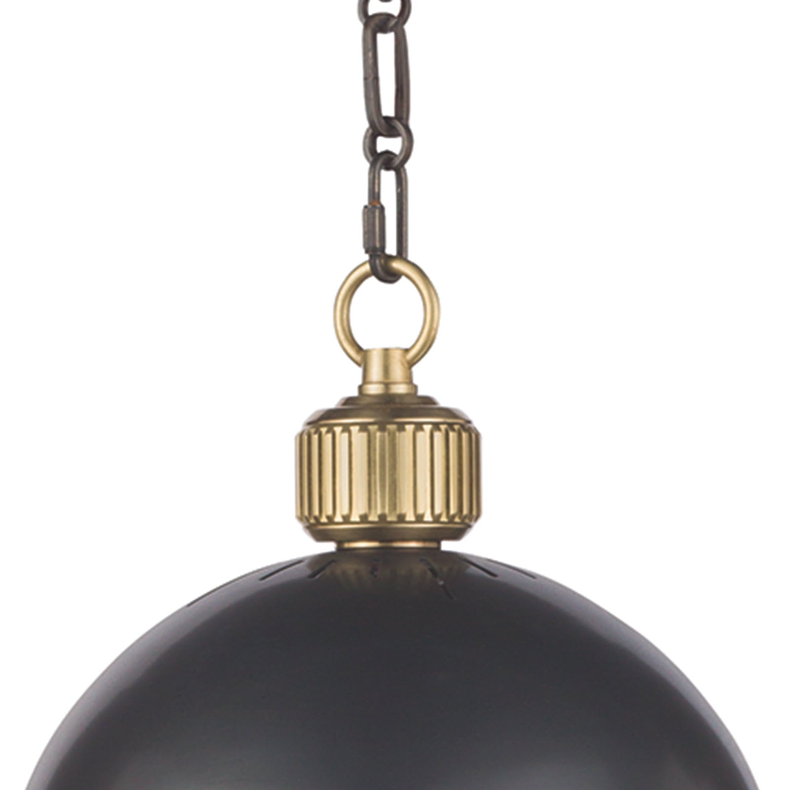Otis Pendant Medium (Blackened Brass and Natural Brass)
