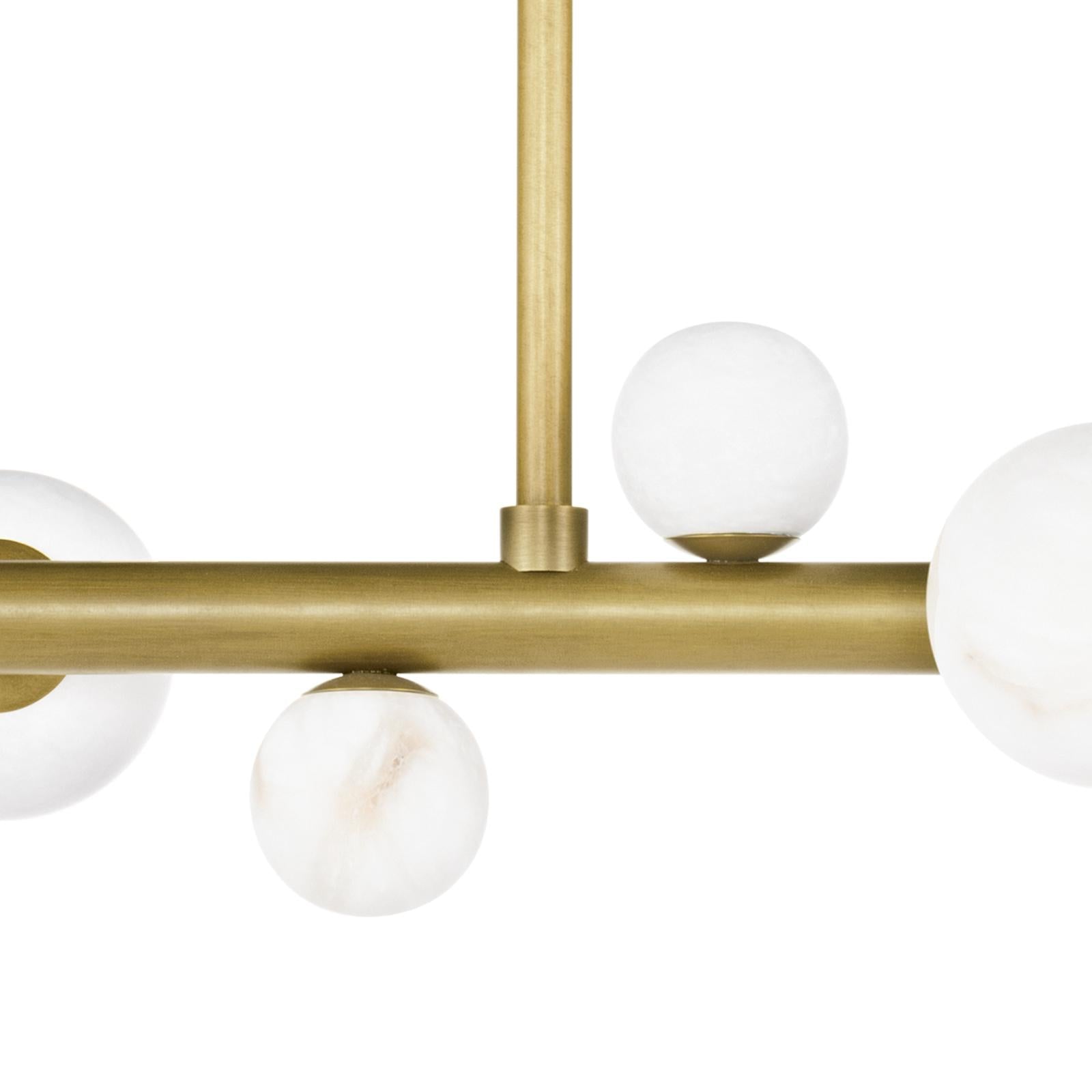 Styx Chandelier (Natural Brass)