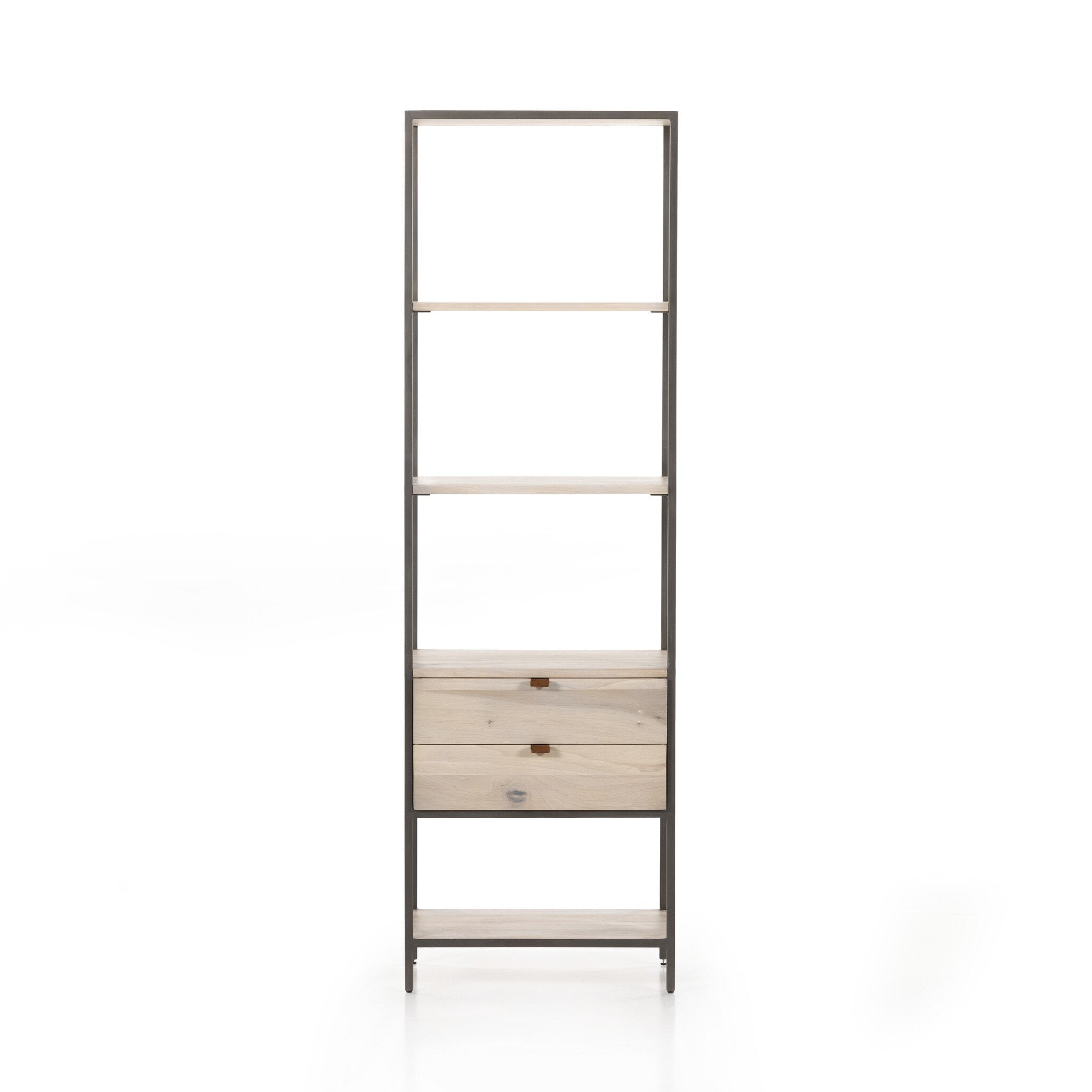 Trey Bookshelf - Natural Iron