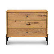 Eaton Large Nightstand - Light Oak Resin