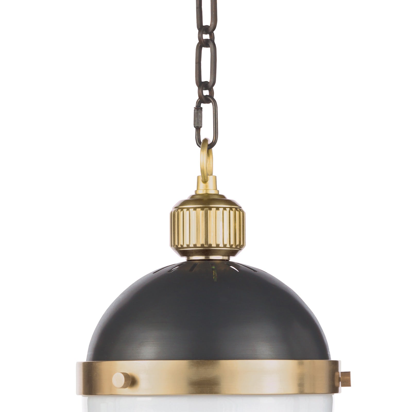 Otis Pendant Small (Blackened Brass and Natural Brass)