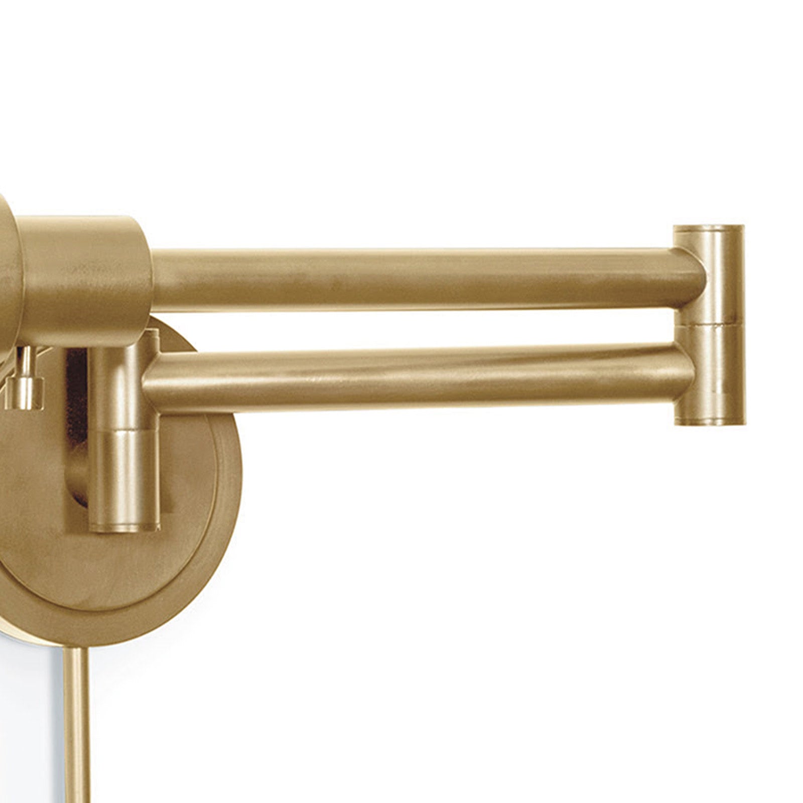 Noble Swing Arm Task Sconce (Natural Brass)