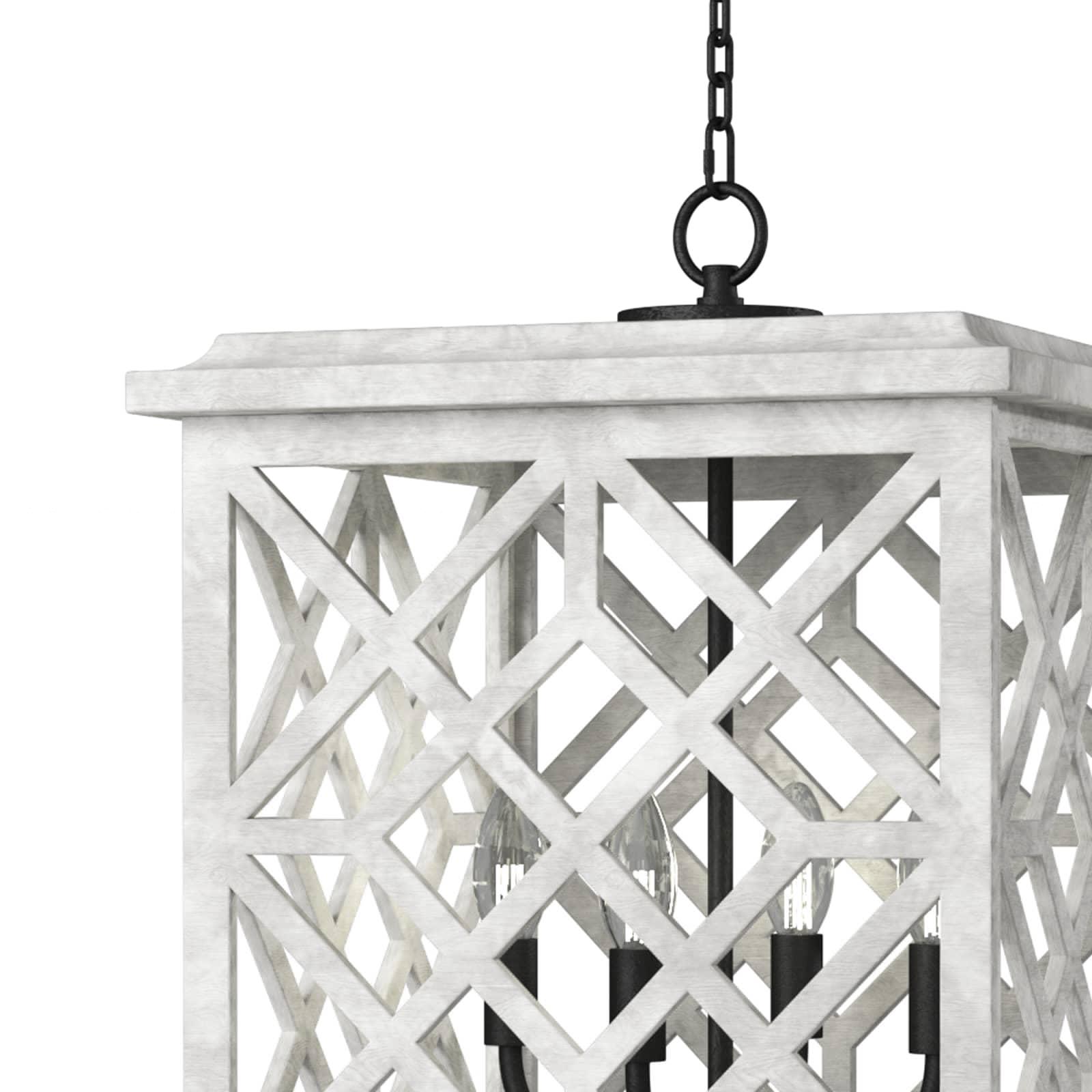 Chatham Wood Lantern (White)