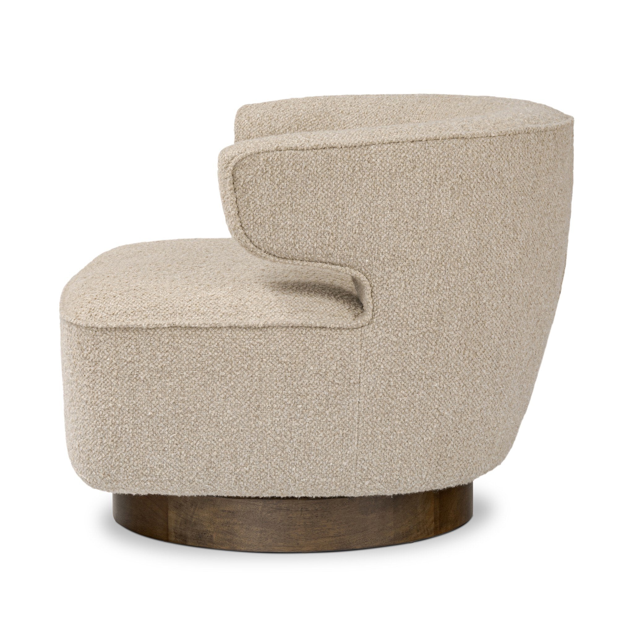 Dottie Swivel Chair - Berber Oatmeal
