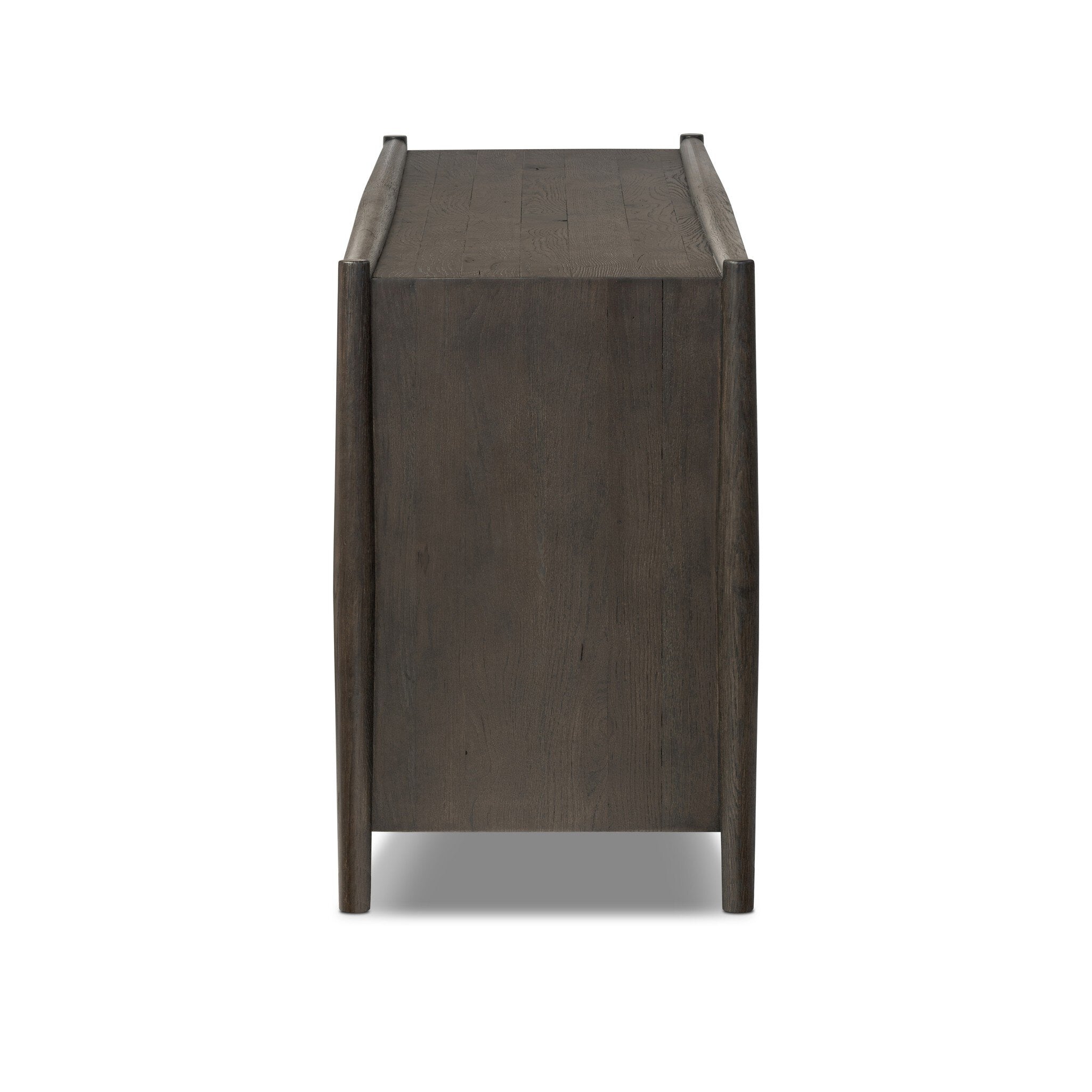 Glenview 9 Drawer Dresser - Cracked Smoked Black Veneer