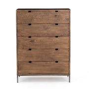 Trey 5 Drawer Dresser - Auburn Poplar