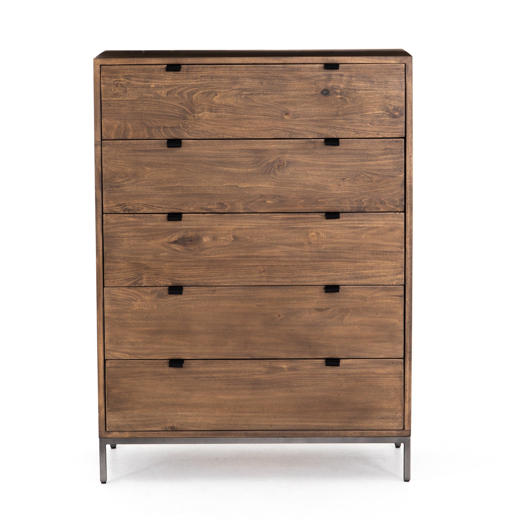 Trey 5 Drawer Dresser - Auburn Poplar