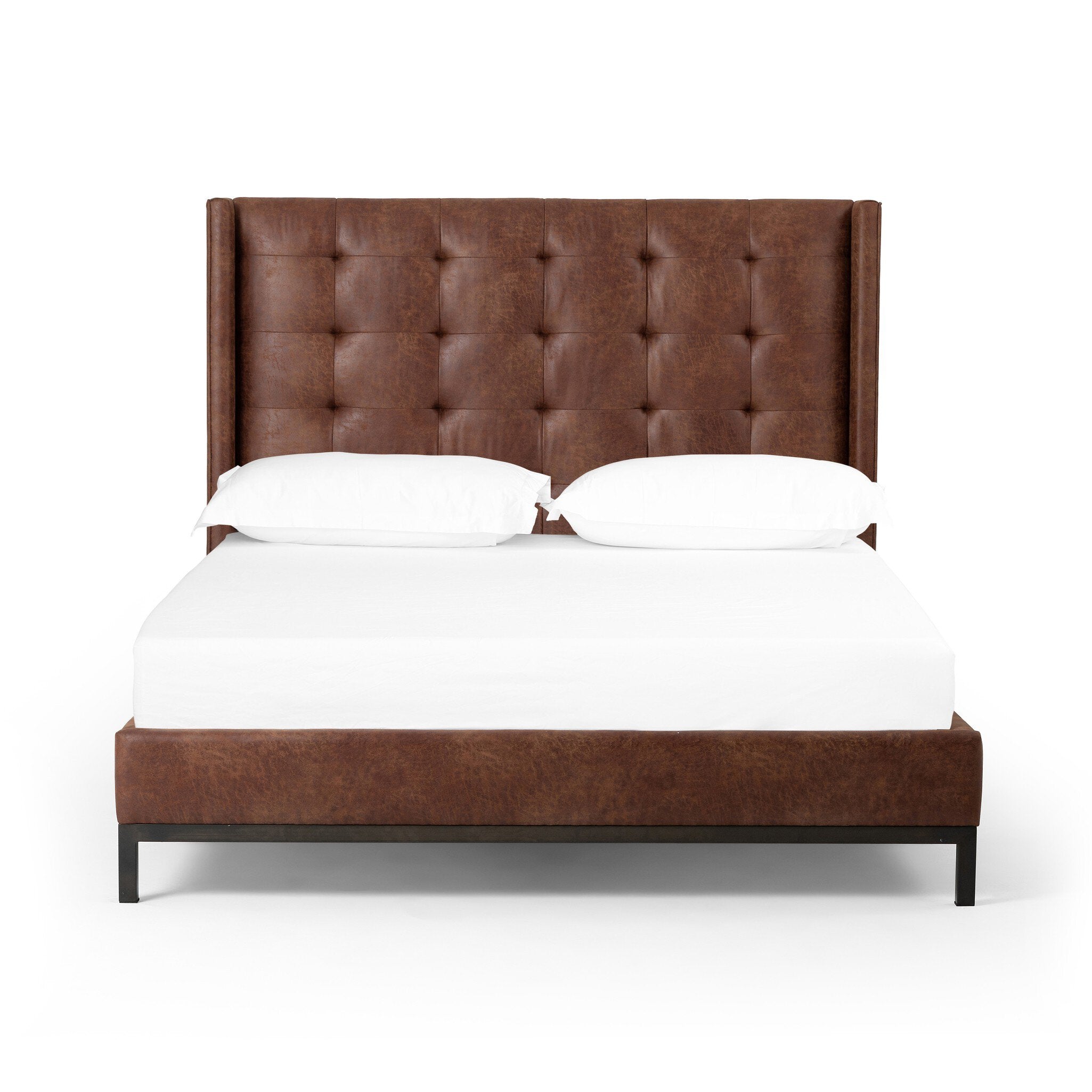 Newhall Bed - 55" - Vintage Tobacco