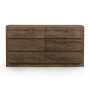 Perrin 6 Drawer Dresser - Rustic Fawn