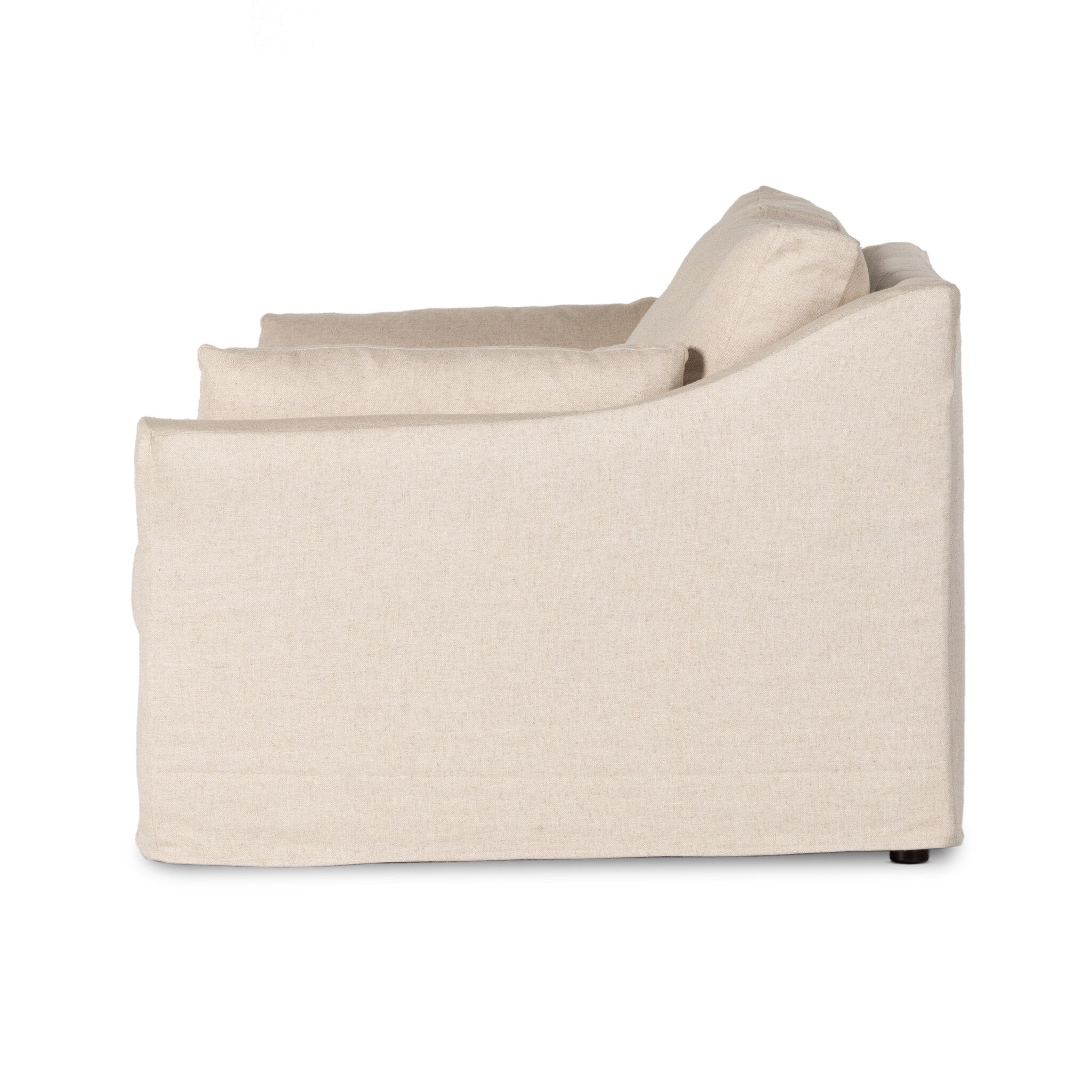 Delray Slipcover Sofa-97" - Evere Creme