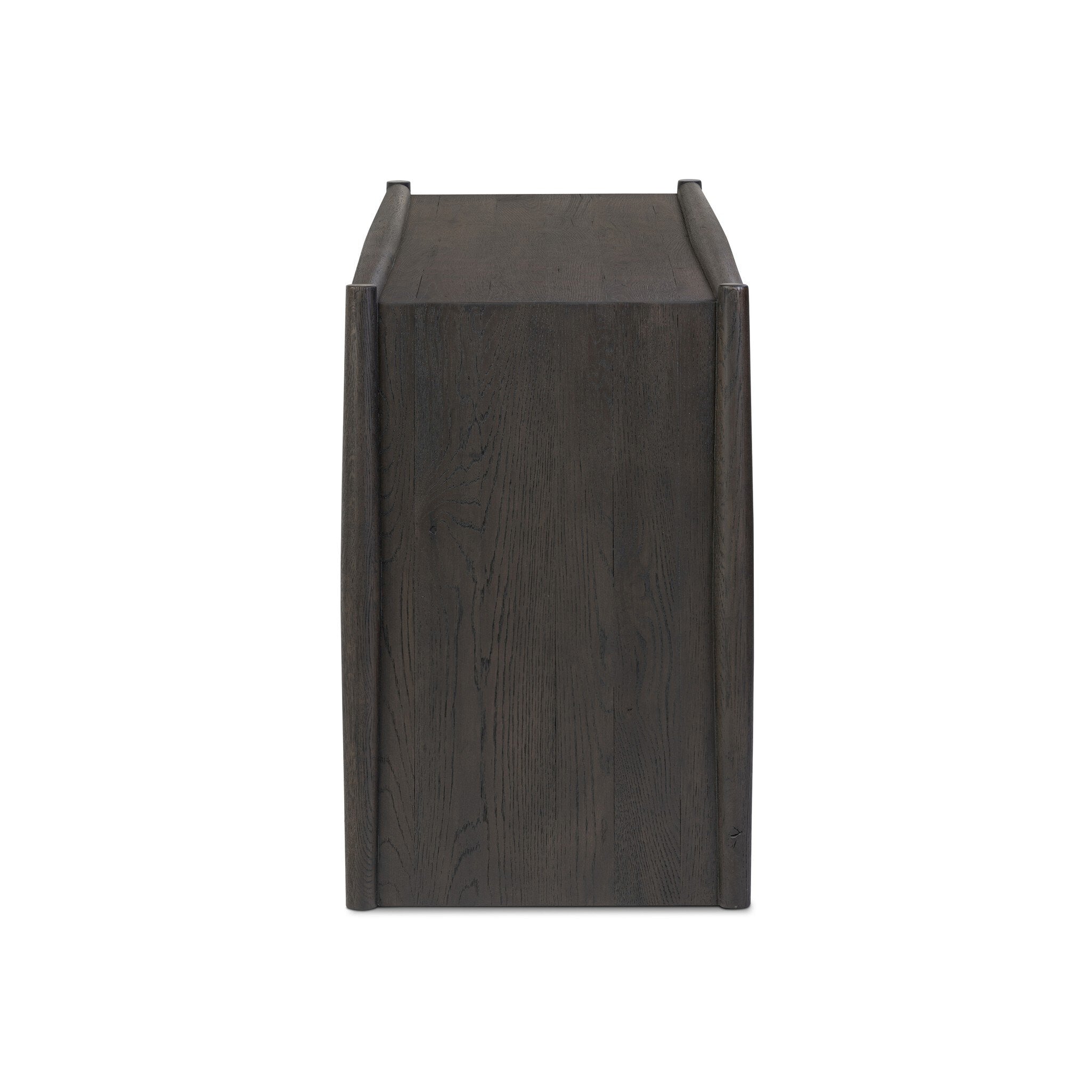 Glenview Console Table - Smoked Black Oak