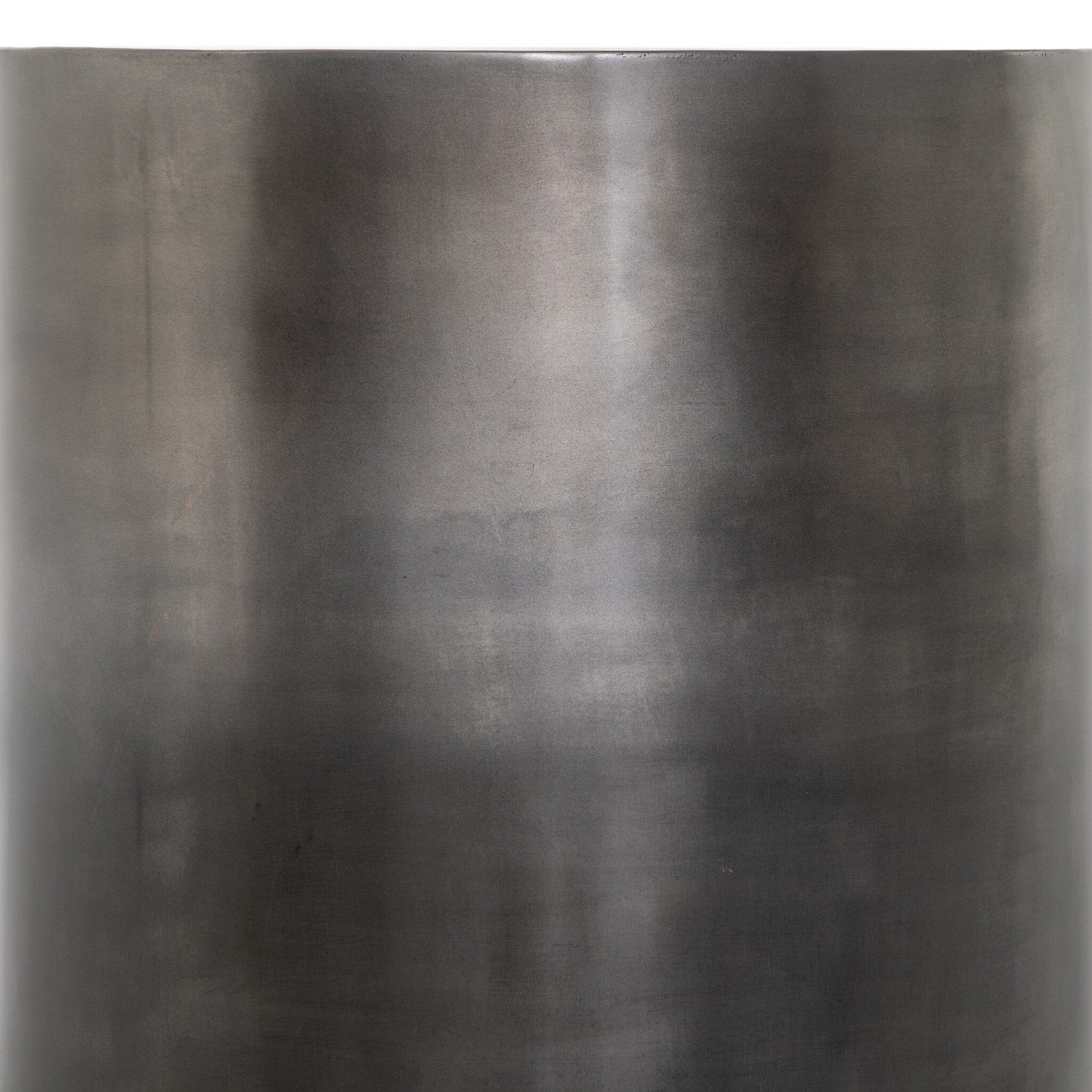 Cameron End Table - Ombre Antique Pewter