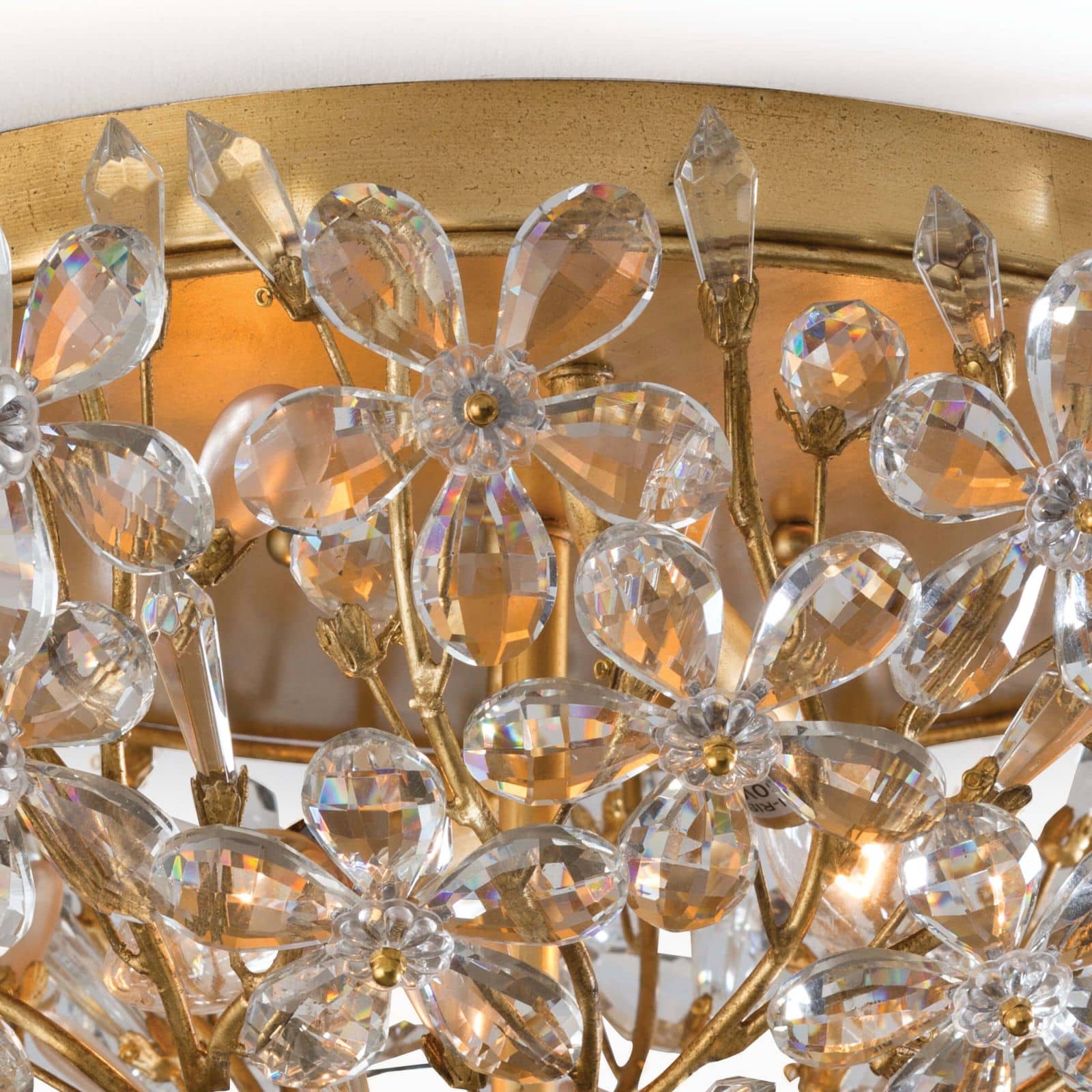 Cheshire Flush Mount (Gold Leaf)