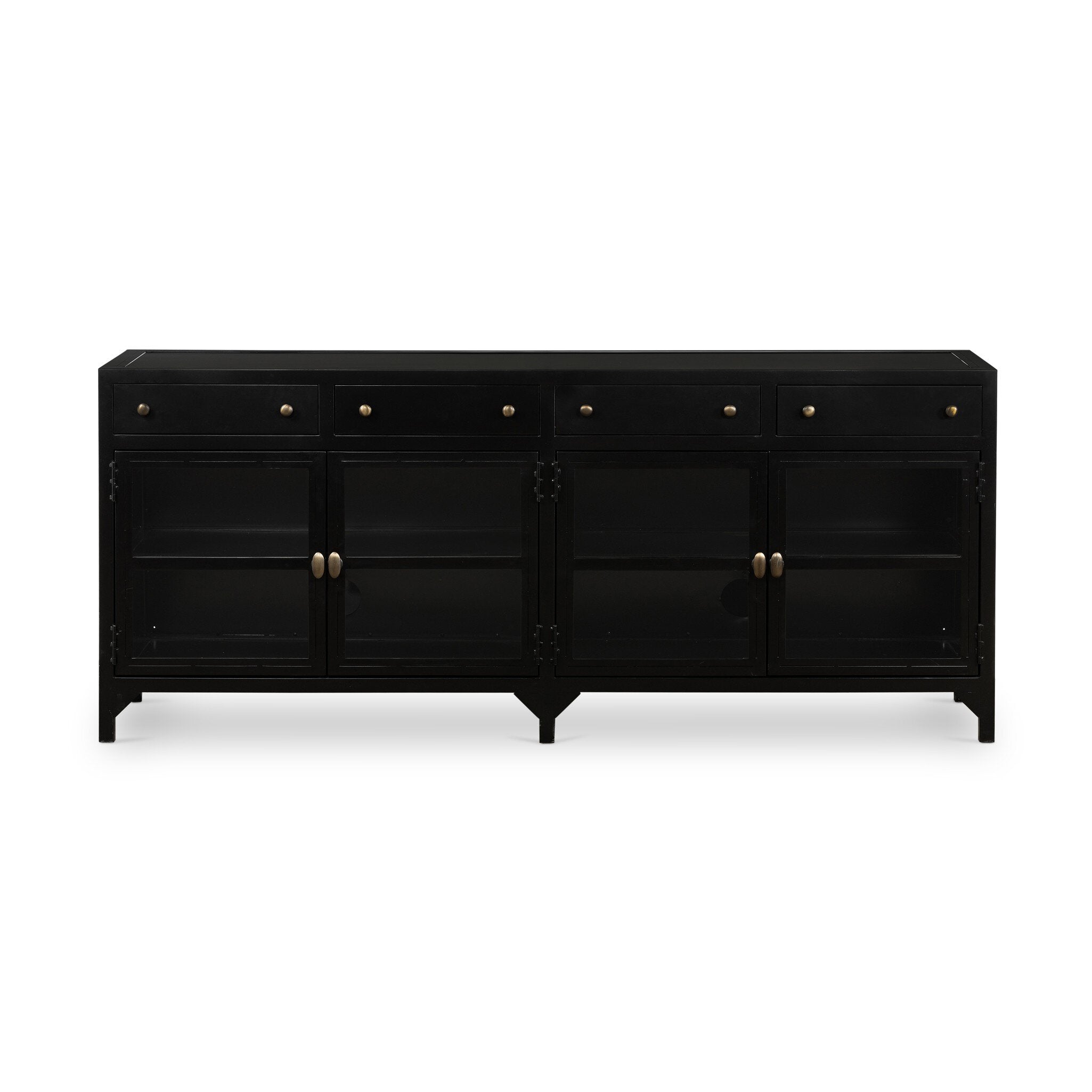 Shadow Box Media Console - Black