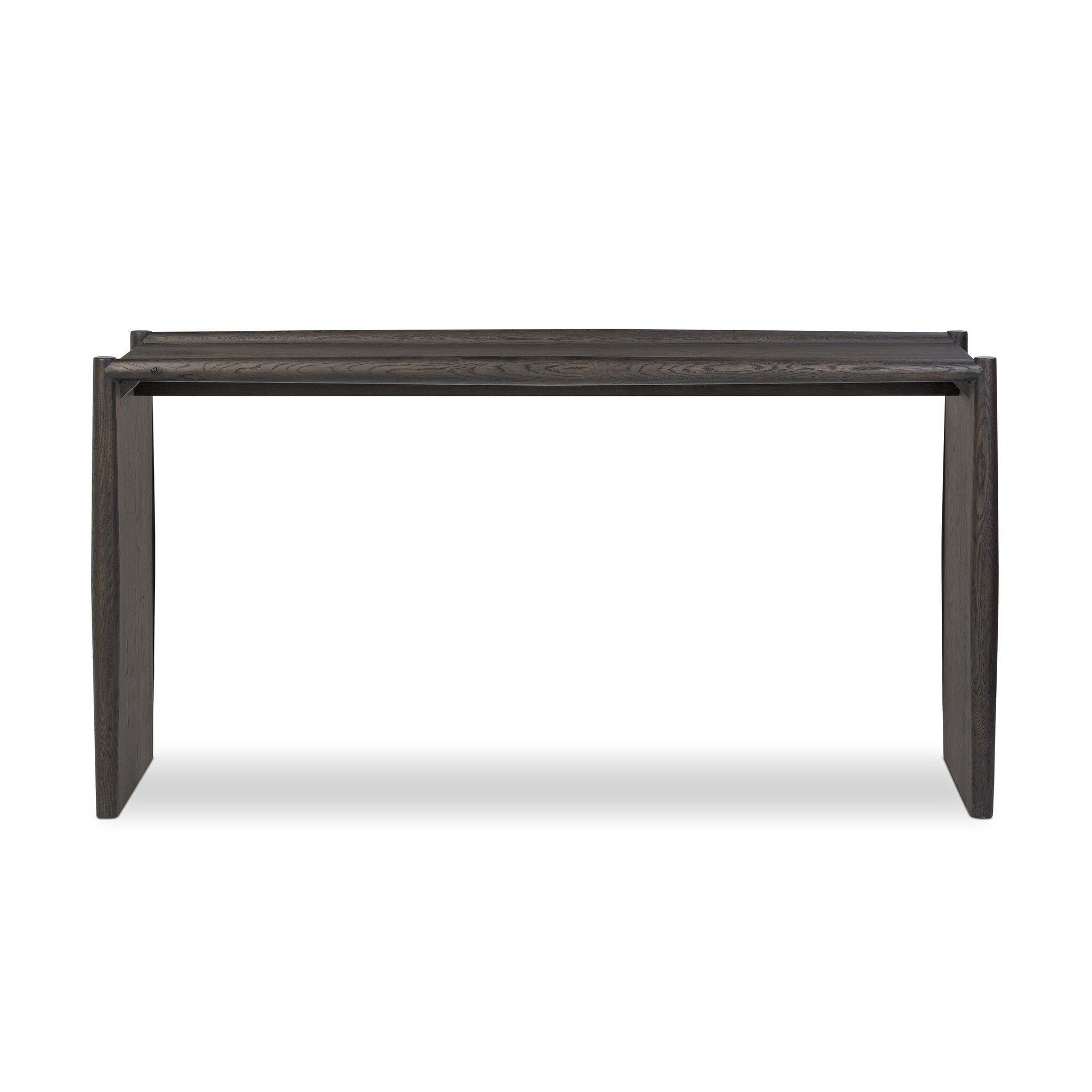 Glenview Console Table - Smoked Black Oak