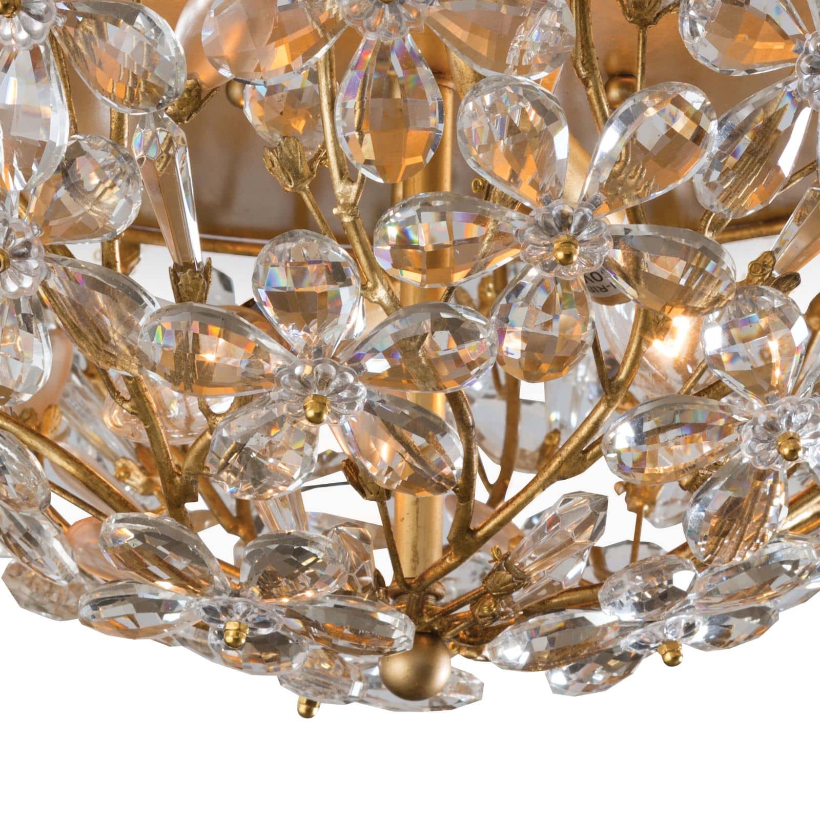 Cheshire Flush Mount (Gold Leaf)