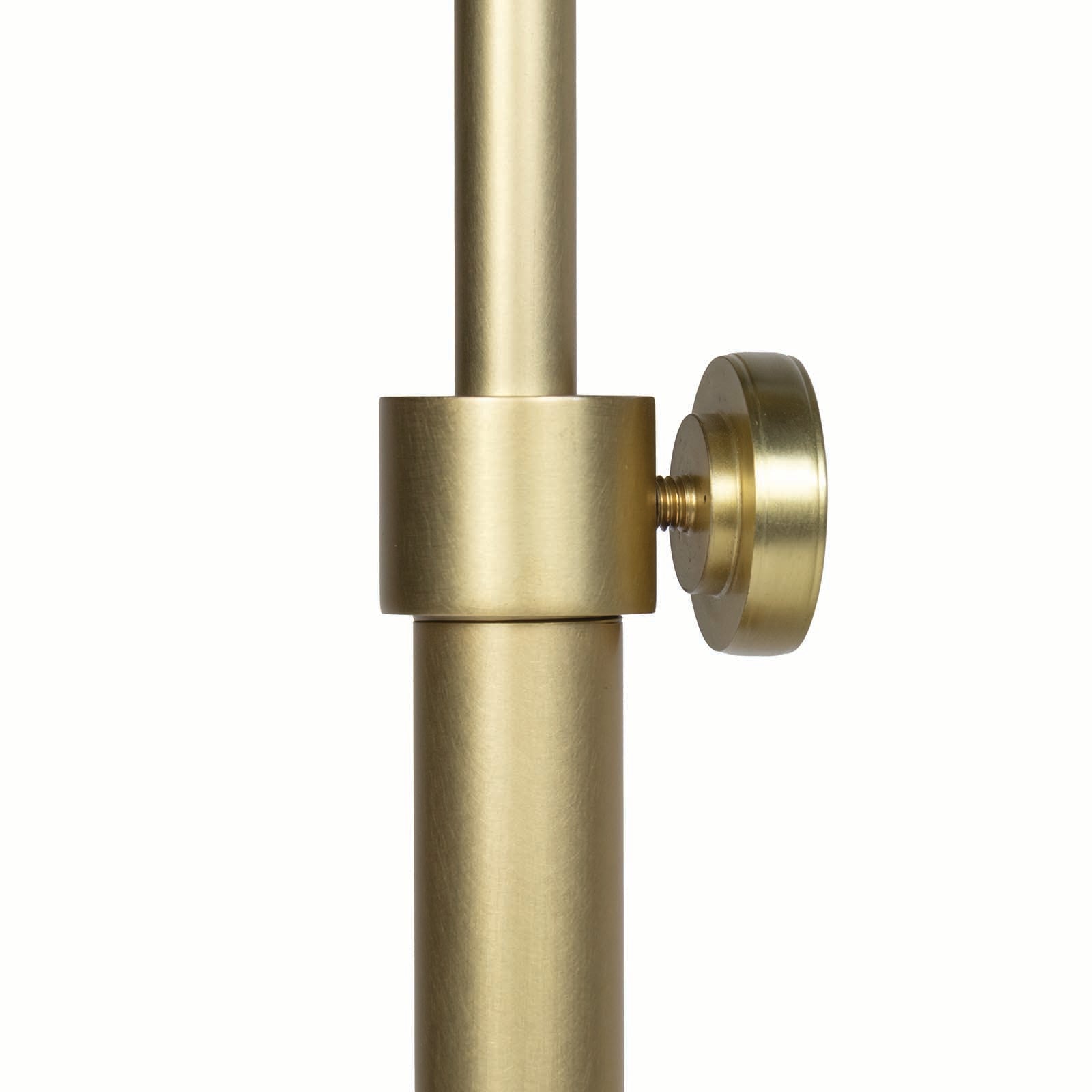 Vest Floor Lamp (Blackened Brass and Natural Brass)