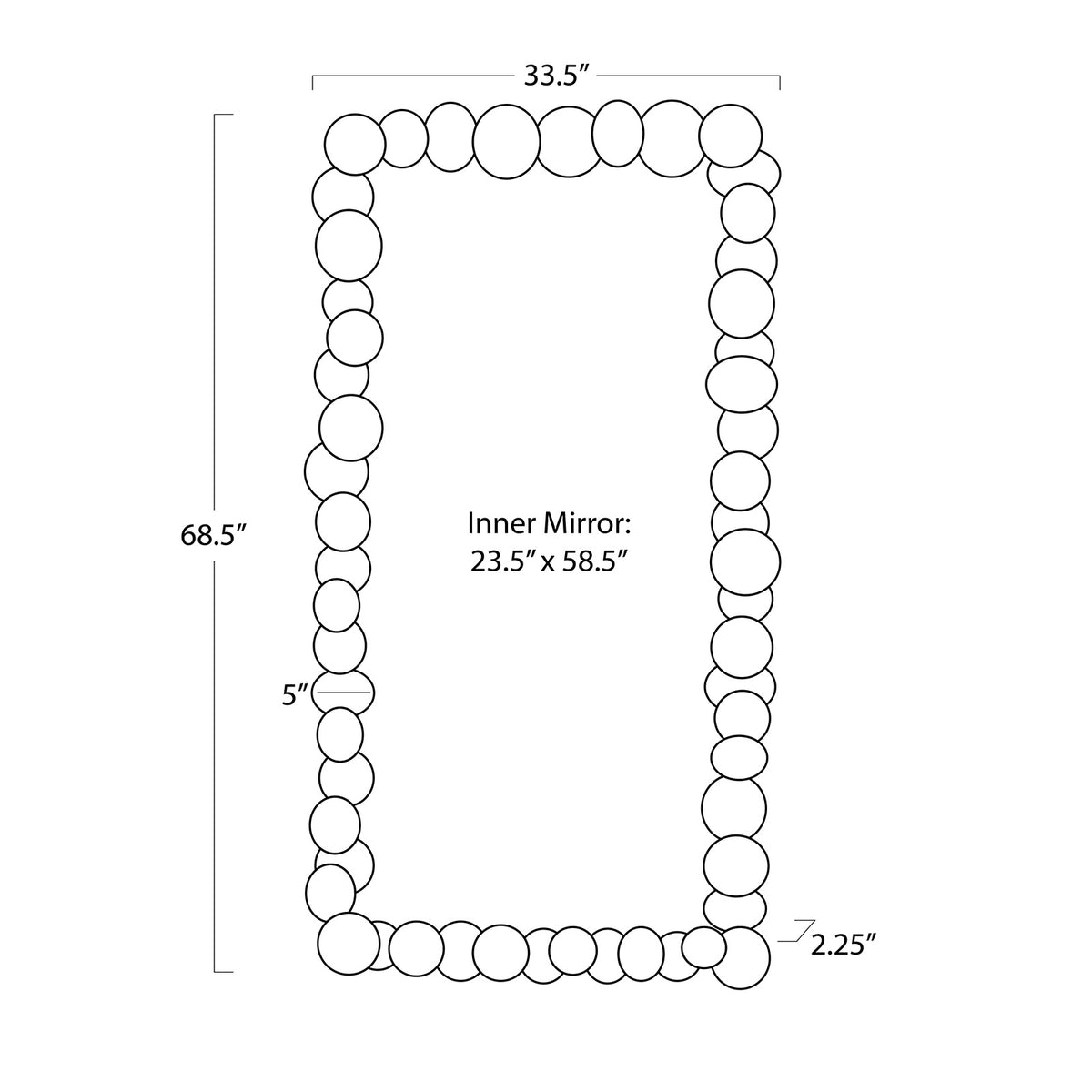 Ember Rectangle Mirror