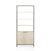 Trey Modular Wide Bookcase - Dove Poplar