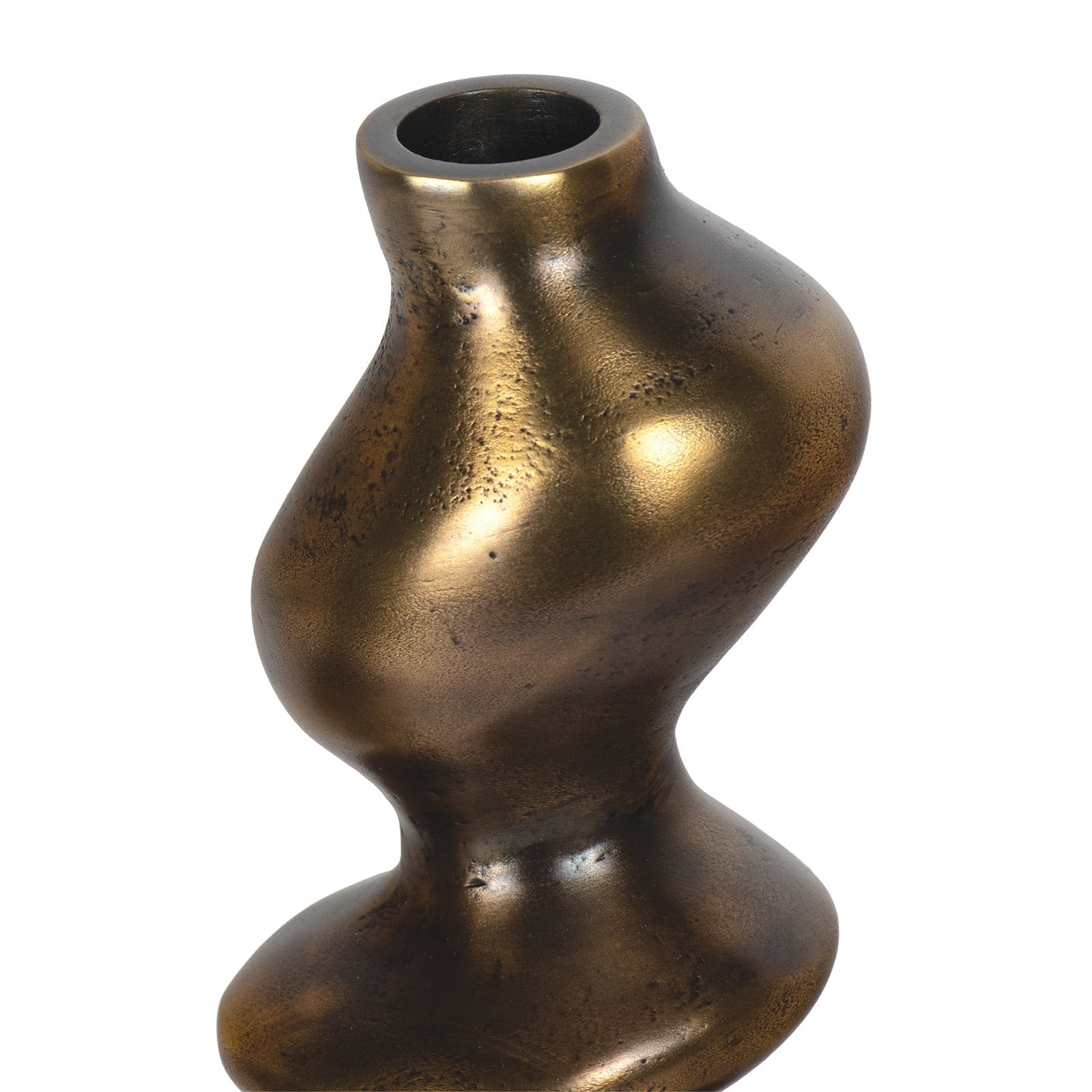 Blobby Candle Holder Set (Brass)