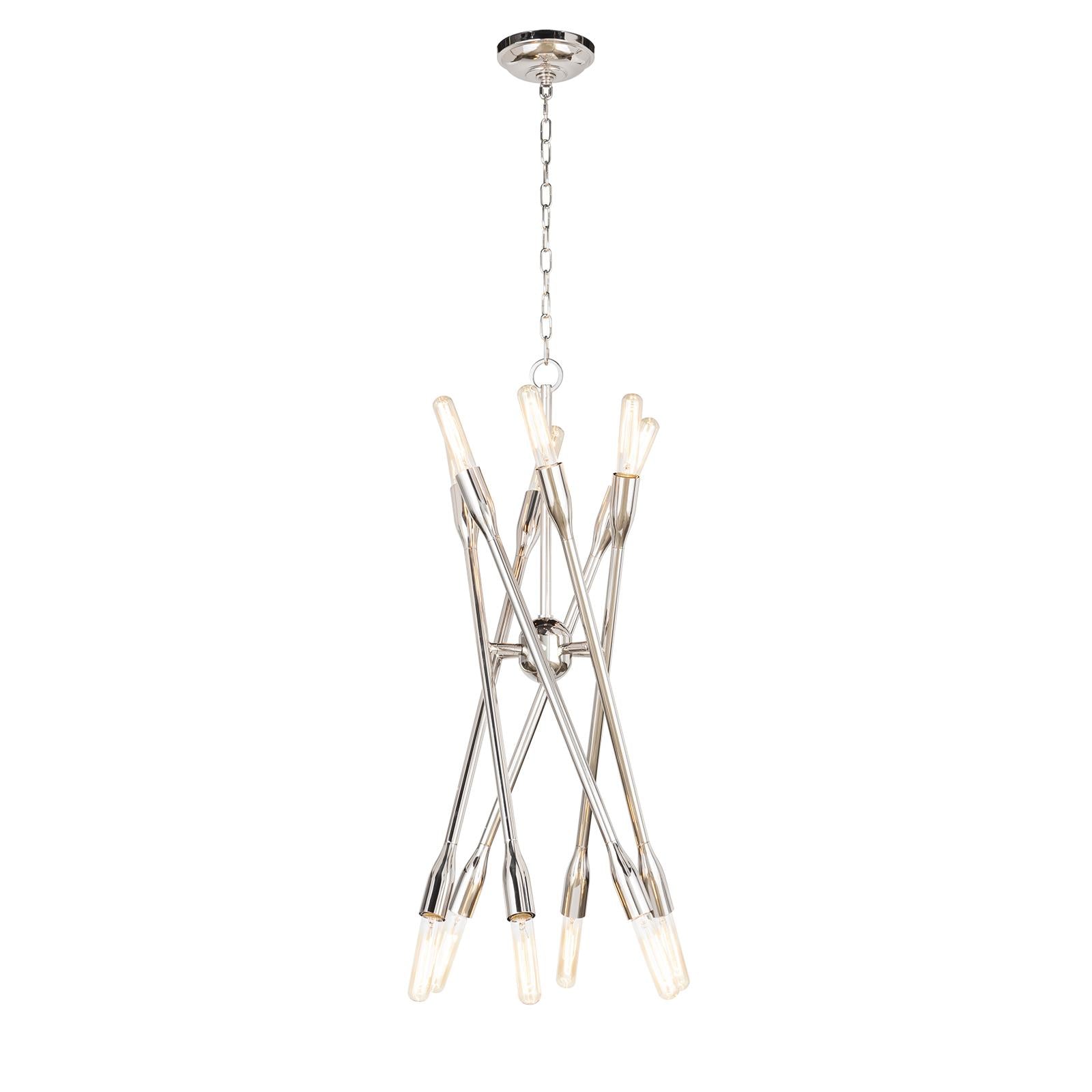 Cobra Chandelier Small (Polished Nickel)