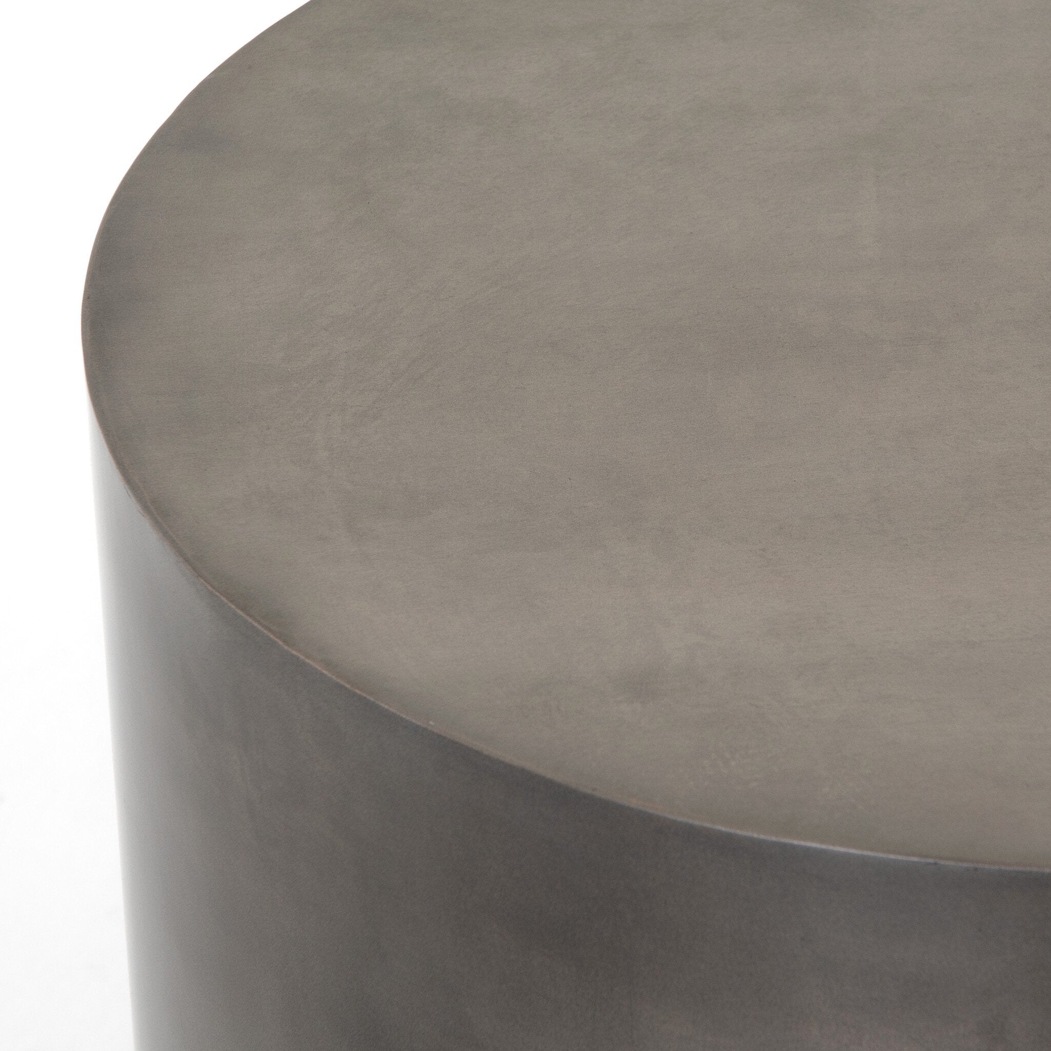 Cameron End Table - Ombre Antique Pewter