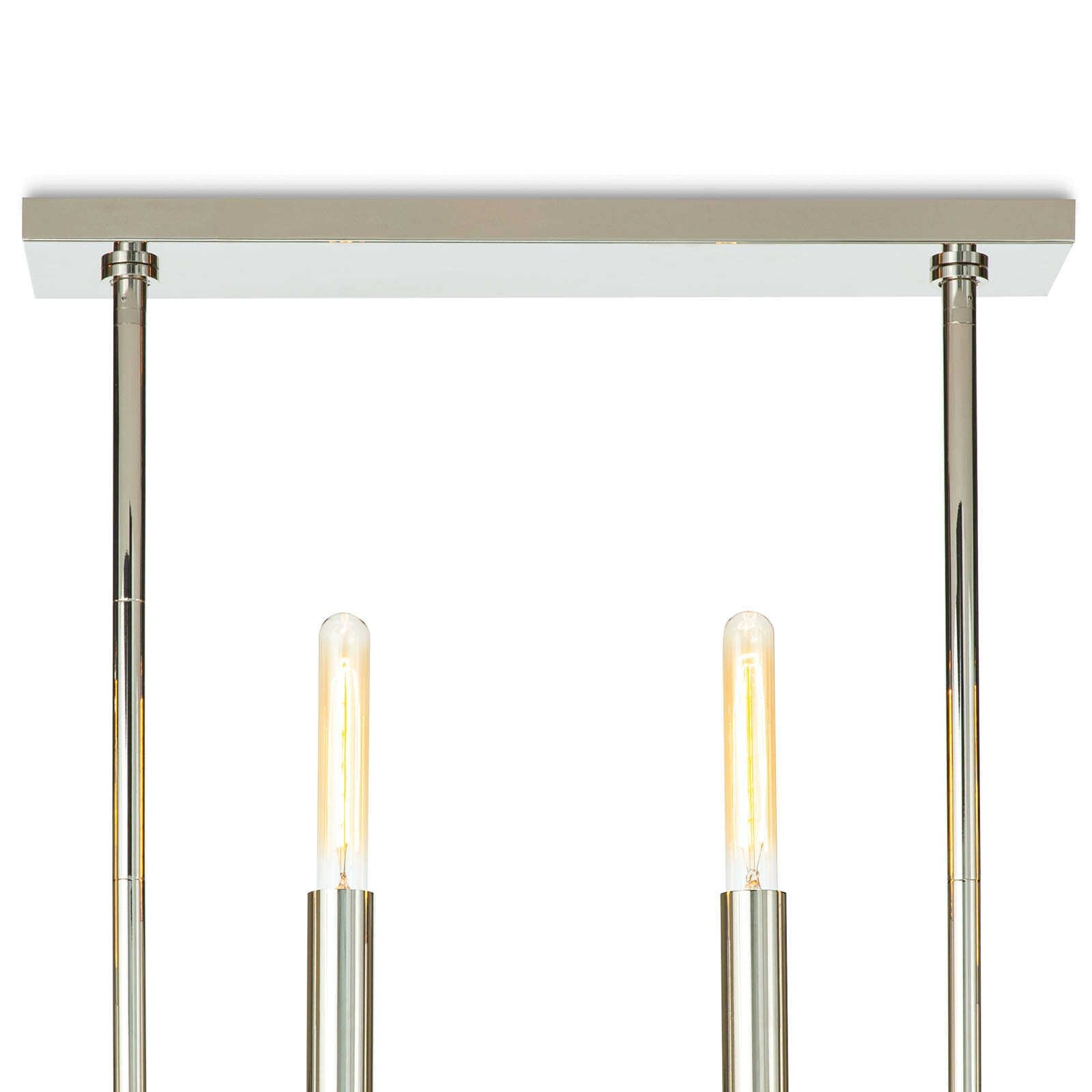 Wolfe Linear Chandelier (Polished Nickel)